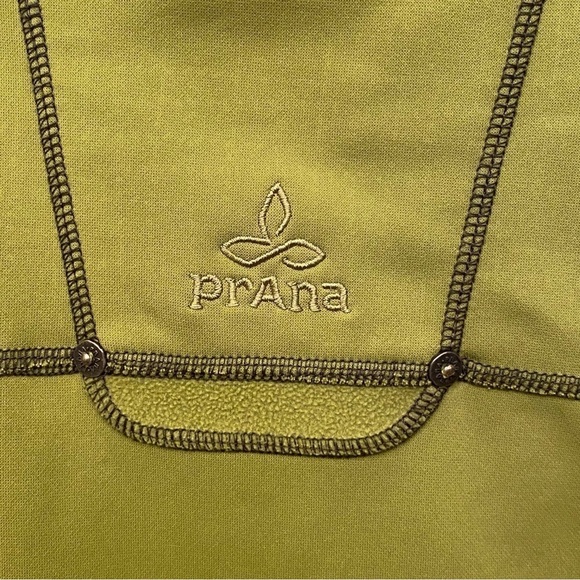 PRANA Men Green Fleece Lined Zipped Jacket Size XL - Picture 8 of 11